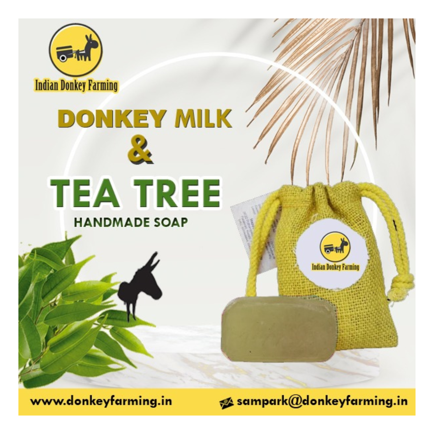 Tea Tree Donkey Milk Soap 100G